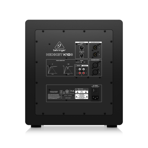 베링거 NEKKST K10S 10인치 300W 스튜디오 모니터 서브우퍼 스피커 (KRK설립자 설계)