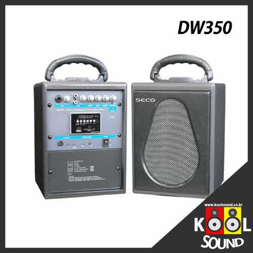 DW350/SECO/세코/썬테크전자/무선앰프/200MHz/마이크선택/30W