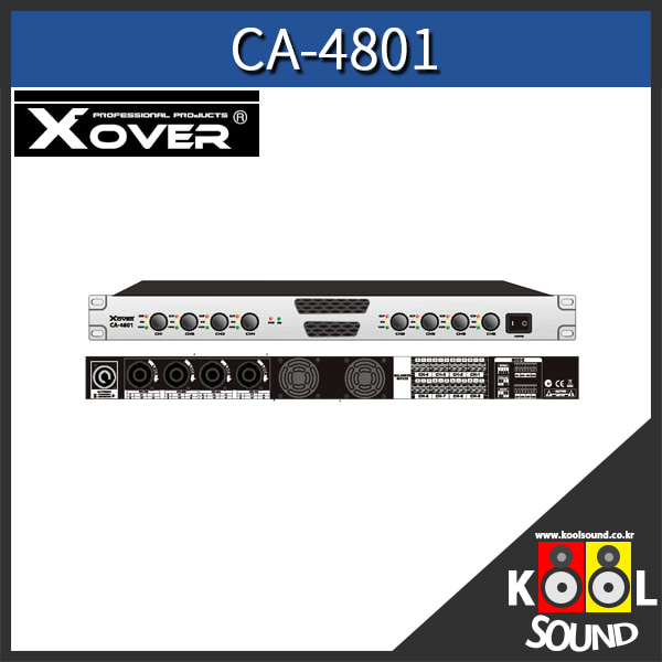 CA-4801/CA4801/XOVER/앰프/2400W/8CH